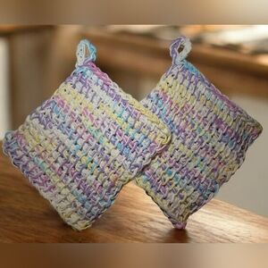 Colorful Woven Pot Holders